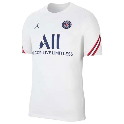 Trikot Paris Saint Germain Strike Top 2021-2022 Weiß Günstige Fußballtrikots